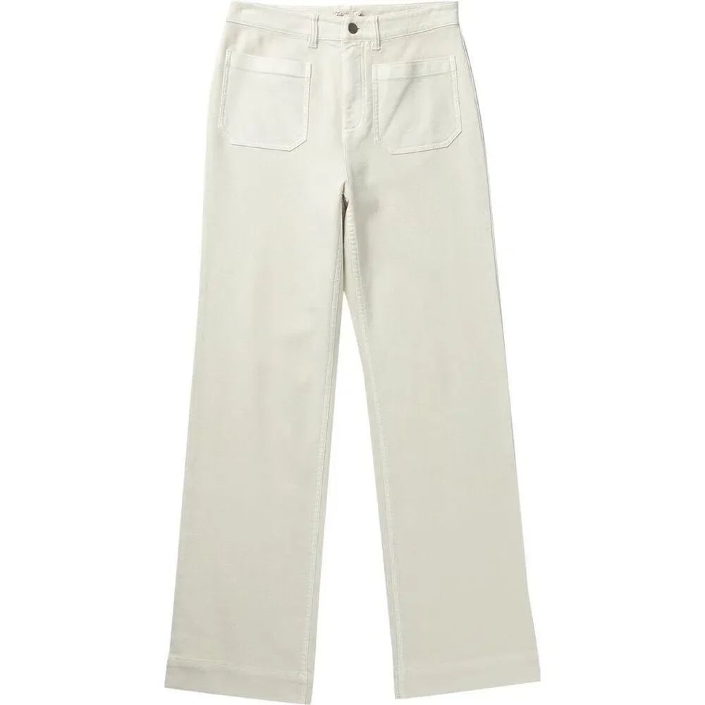 Faherty Stretch Terry Wide Leg Pant women's size 25